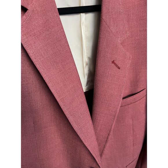 Rare Vintage 70's di Benedello Plum Wool Blazer Made in USA - Picture 11 of 12